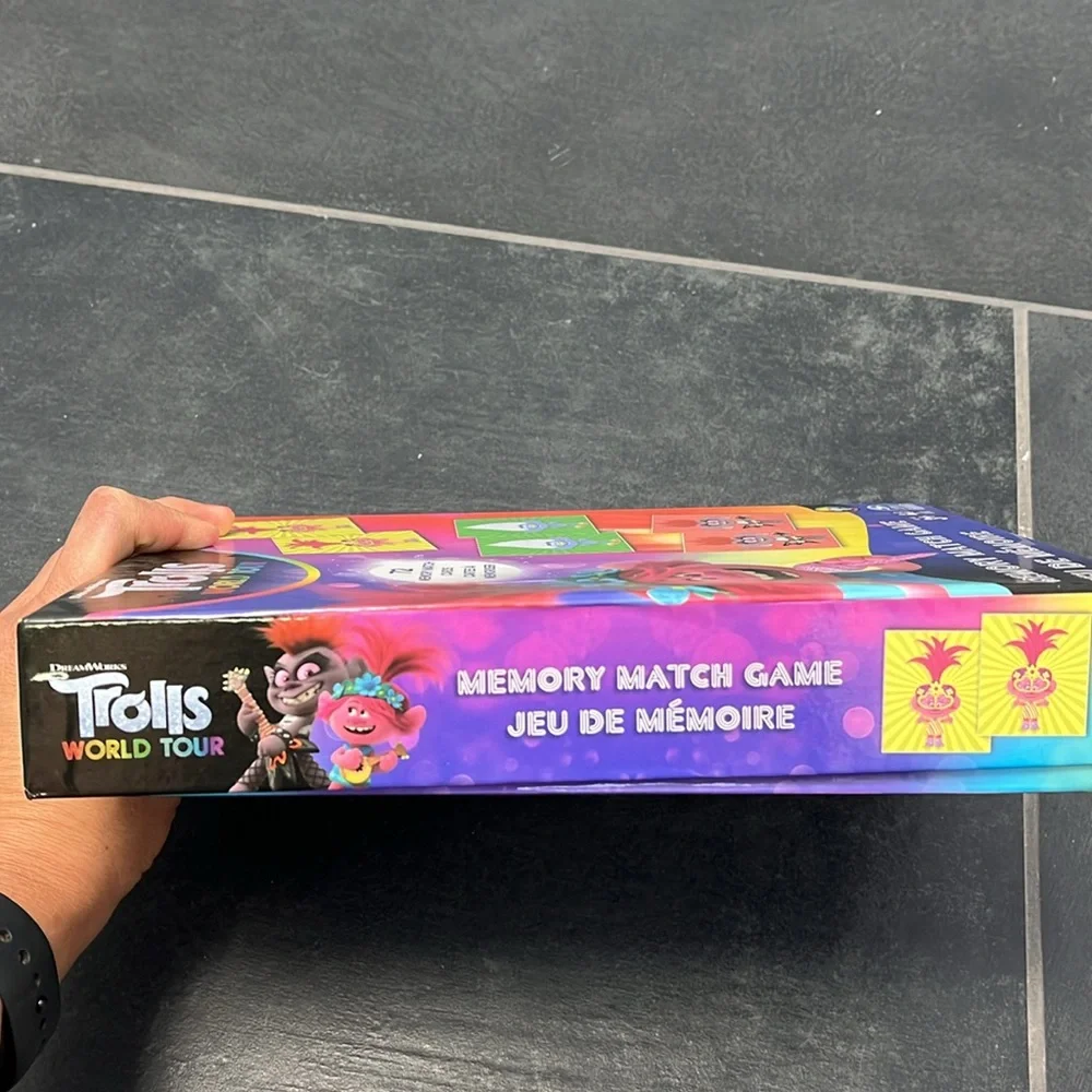 Dreamworks Trolls World Tour Memory Match Game